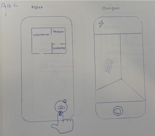 Schets: Loop 1 — Camera-FAB activeren