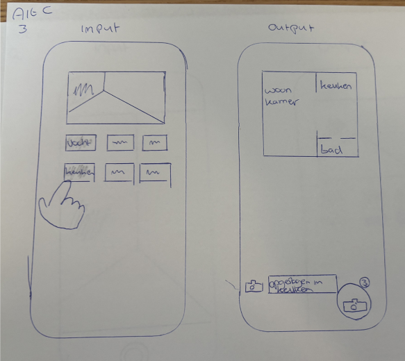Schets: Loop 3 — Tags selecteren + opslaan
